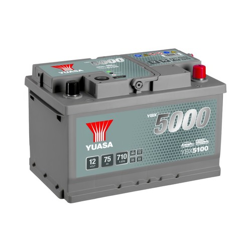 Yuasa car battery - 12v, 75ah