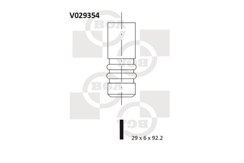 Bga v029354 exhaust valve fits - bga,