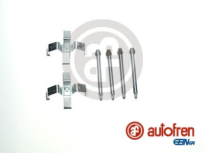 Fitting set for brake pads