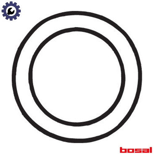 Gasket exhaust pipe 256 518 - exhaust, 256-518