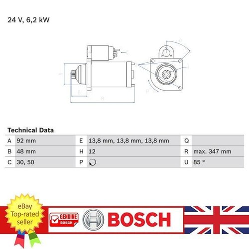 Starter for mercedes - mercedes, actros