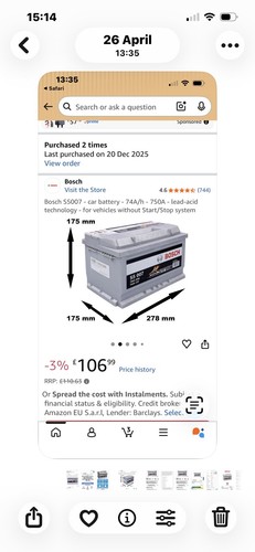 Bosch s5007 battery 12v - bosch,
